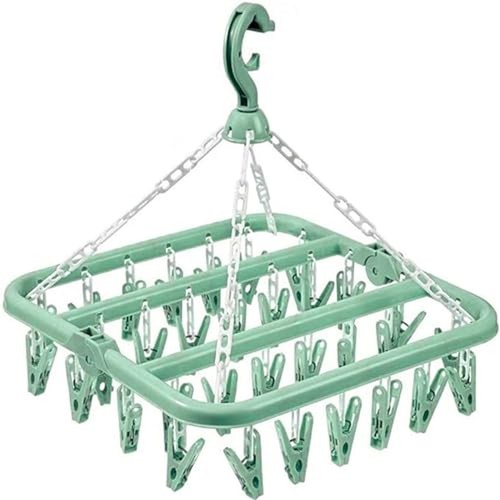 Clothes drying hanger with - clothes,