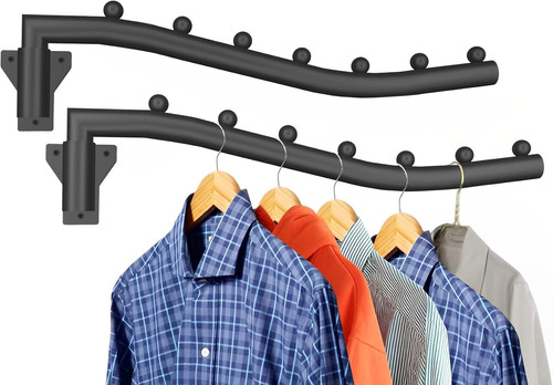 Folding clothes hanger rack - folding,