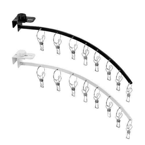 Clothes hangers with - clothes, clips