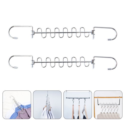 2pcs multi hole clothes racks - 2pcs,