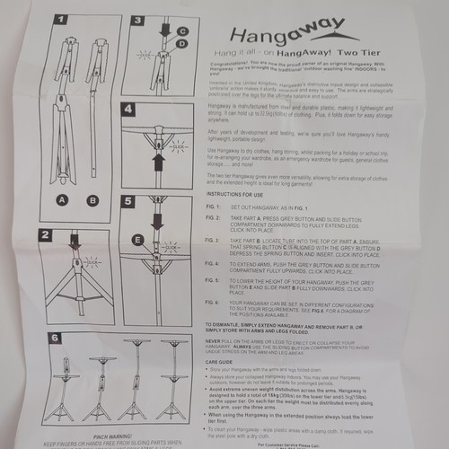 Hangaway collapsible tripod - hangaway,