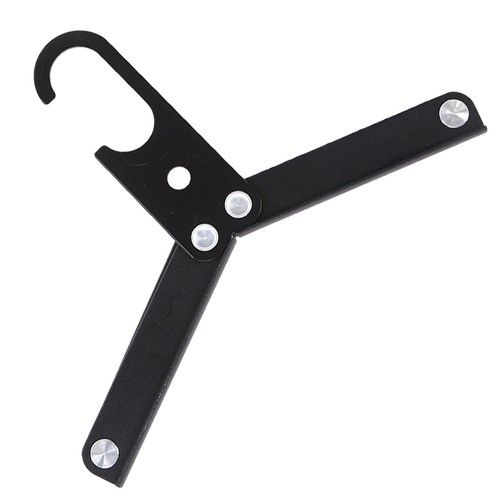 Portable foldable hanger black - foldable,